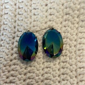 Kendra Scott Blue Green Crystal Earrings